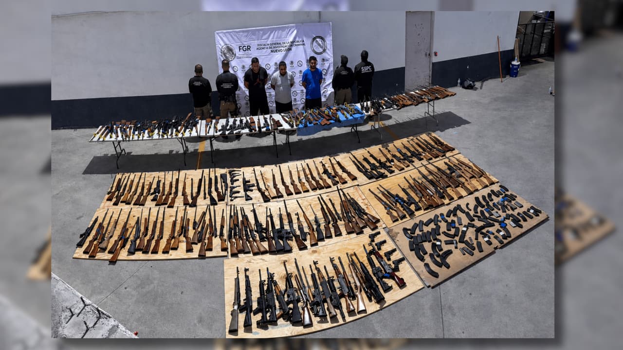Dallas aparece en la ruta de 210 armas decomisadas en México.