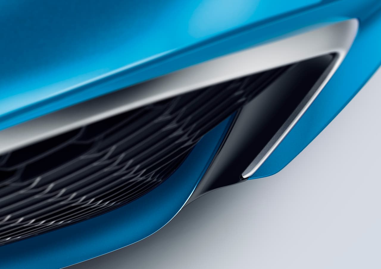 Los bordes cromados son parte del equipamiento del Toyota Corolla Hatchback XSE.