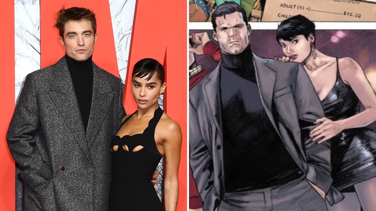 La referencia a los cómics de Robert Pattinson y Zoë Kravitz