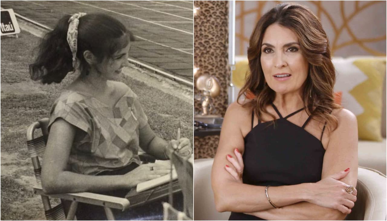 Fátima Bernardes relembra início de carreira como jornalista em clique raro: não mudou nada