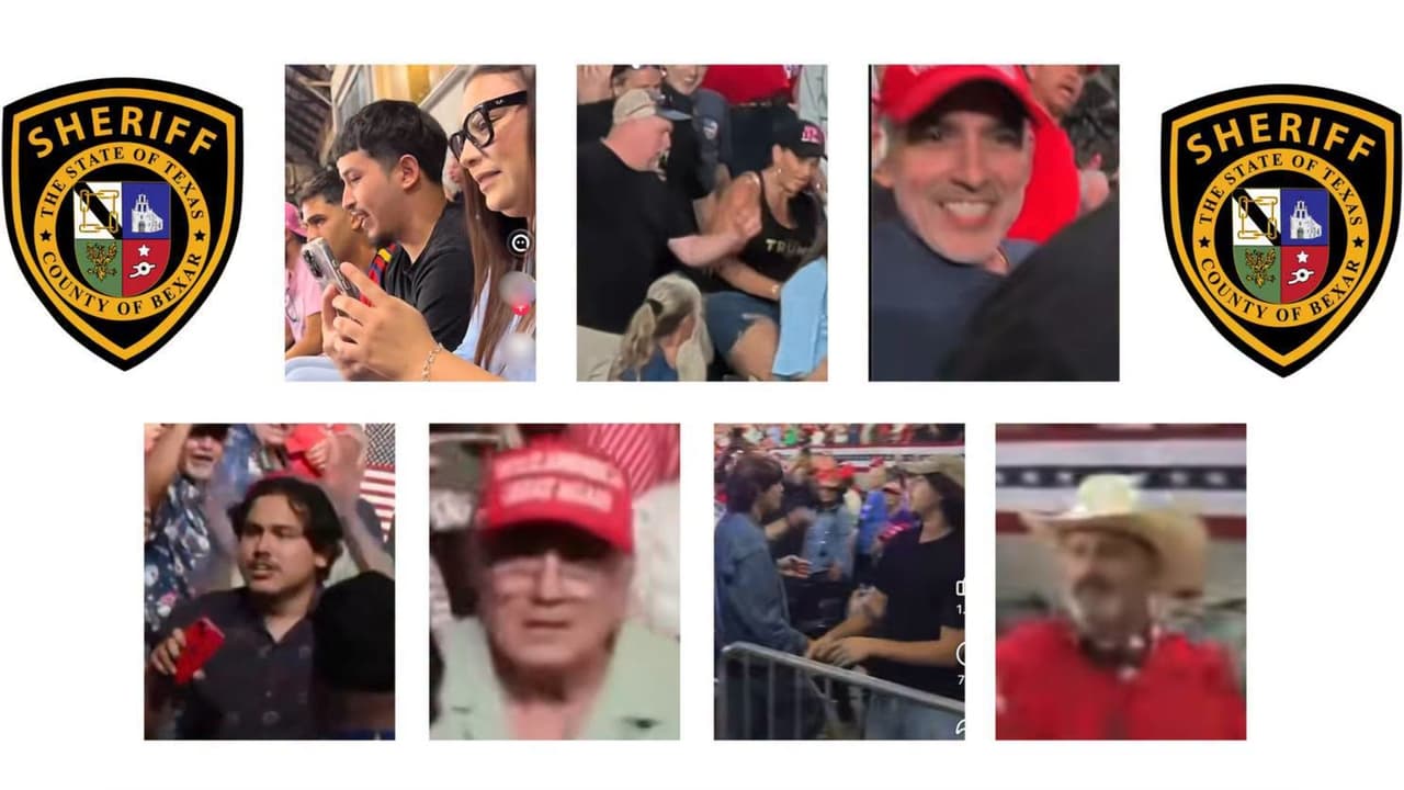 ¿Reconoces a estas personas? Investigan altercados en mitin de Donald Trump en San Antonio