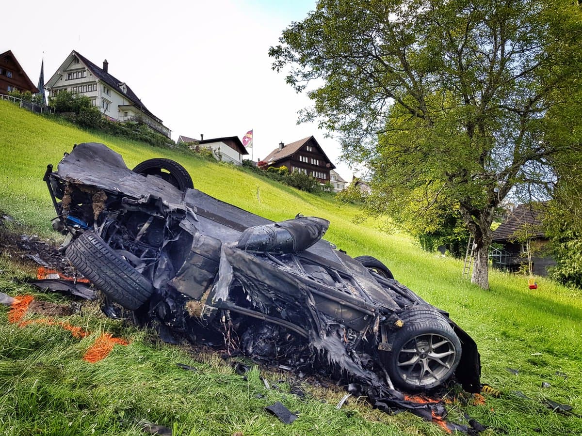 VIDEO: Accidente de Richard Hammond a bordo del Rimac Concept One en Suiza