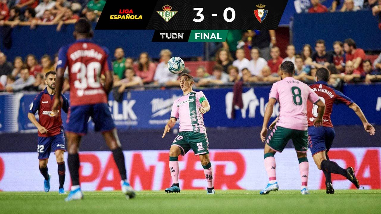 Cómoda victoria del Betis con Guardado, pero sin Lainez