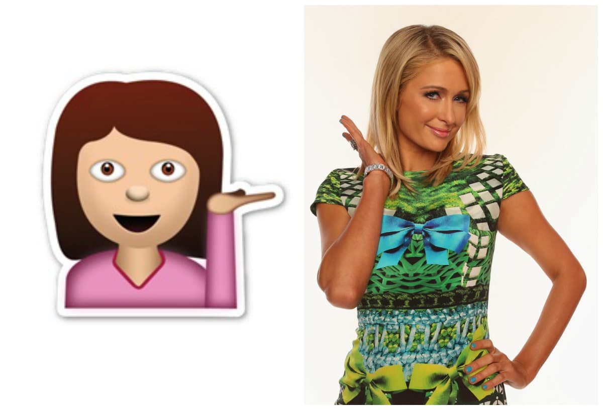 ¡Chica fresa a la vista! A Paris Hilton le robaron la actitud y la pose.