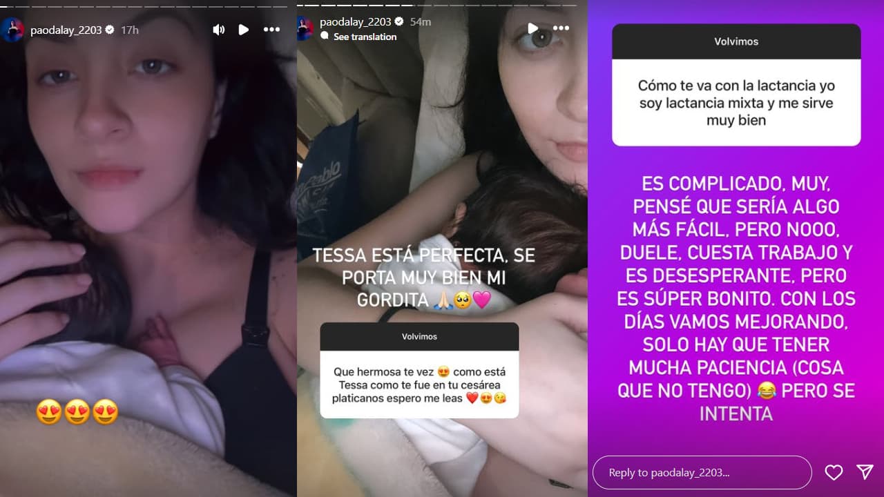 Paola Dalay revela detalles de su faceta de madre.
