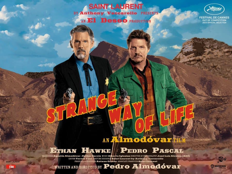 Póster de ‘Strange way of life’ de Pedro Almodóvar.