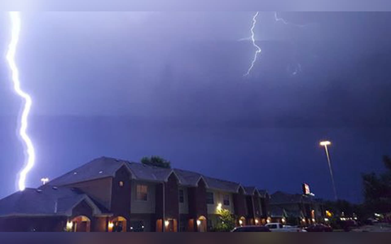Retrato de una tormenta eléctrica: imágenes captadas por residentes de Houston. Cortesía Dulce Marquez.