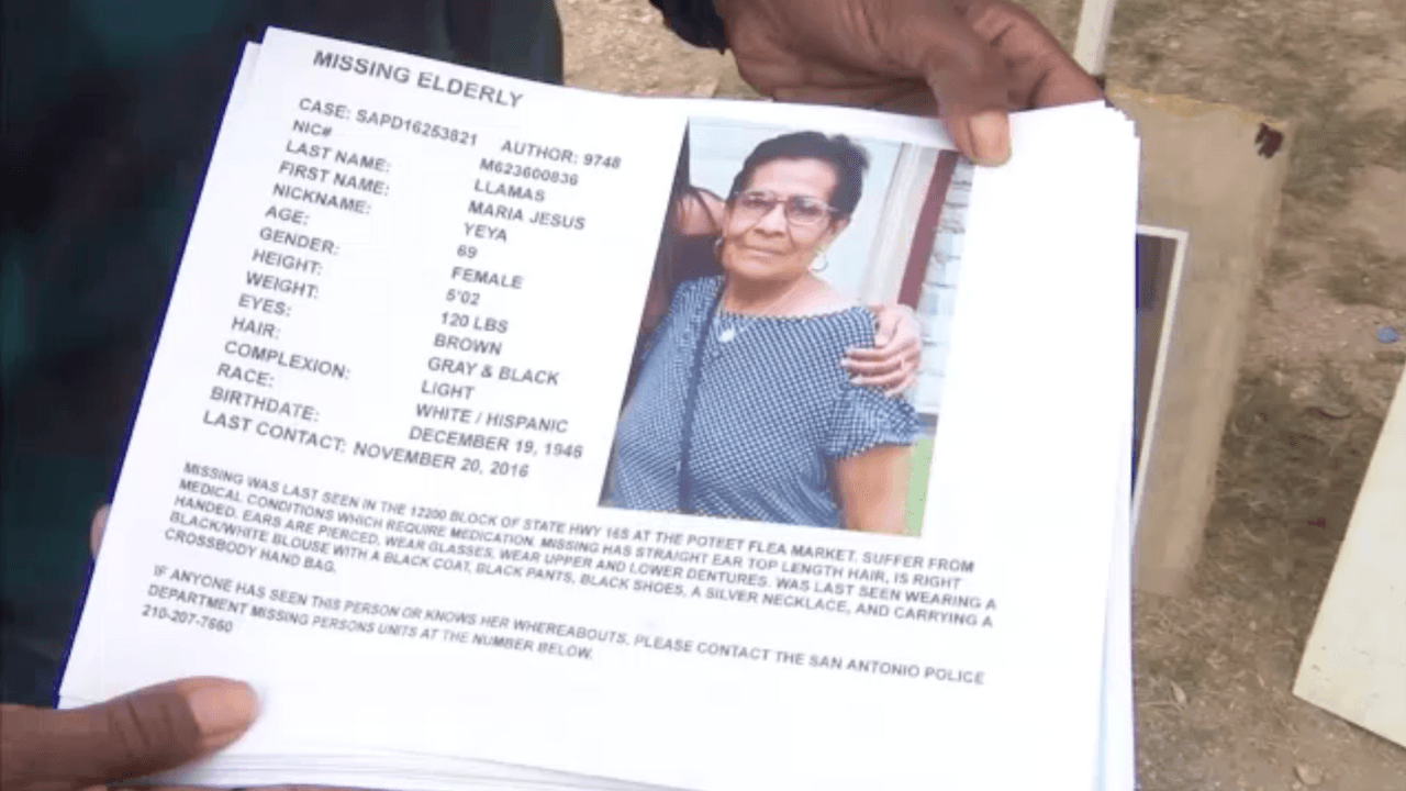 <h2 class="cms-H2-H2"><b>María ya había desaparecido anteriormente</b></h2>
<br>En una ocasión, había ocurrido un incidente en el que la mujer salió de casa.
<br>
<br>“Sí se había ido de la casa antes, diciendo ella que tenía que ir a la casa de sus papás. Porque ella en su mente, piensa que ahorita es joven y que todavía vive en casa de sus papás”, comentó Margarita Llamas, una de sus hijas, en 2016 a
<i>Univision 41</i>.