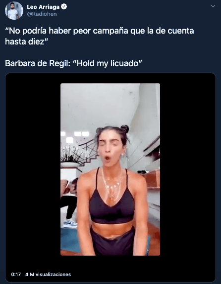 Durante una transmisión en vivo de una de sus clases de ejercicios, la actriz hizo una serie de recomendaciones para las víctimas de violencia. Sus palabras no fueron bien recibidas en Twitter.