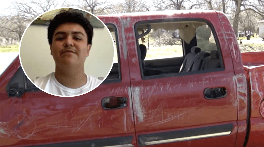 "Vivo para contarlo”: Eligen al ‘chico tornado’ como la cara de una campaña de tránsito en Texas