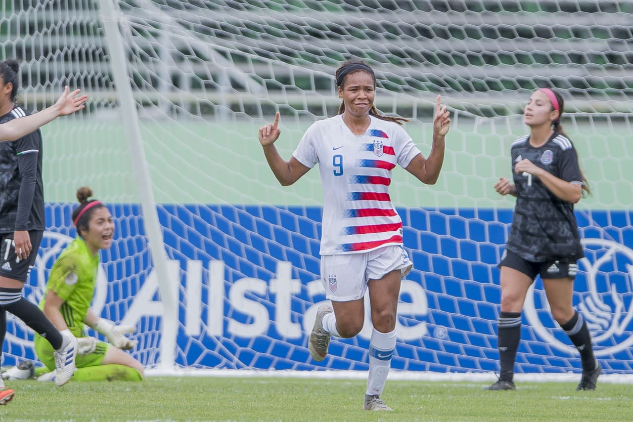 Cuatro goles del equipo de las barras y las estrellas, destrona al Tri femenil, quien poseía este título. Sin embargo, ambos equipos ganan su clasificación al Mundial Sub-20 femenino.