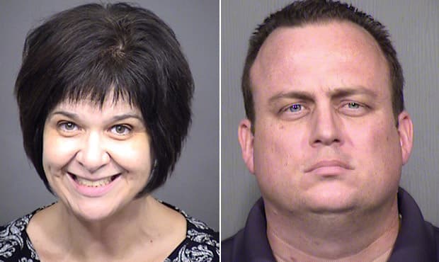 Roland y Cassandra Jones, padres de la adolescente desaparecida con su hijo de 1 año en Arizona.