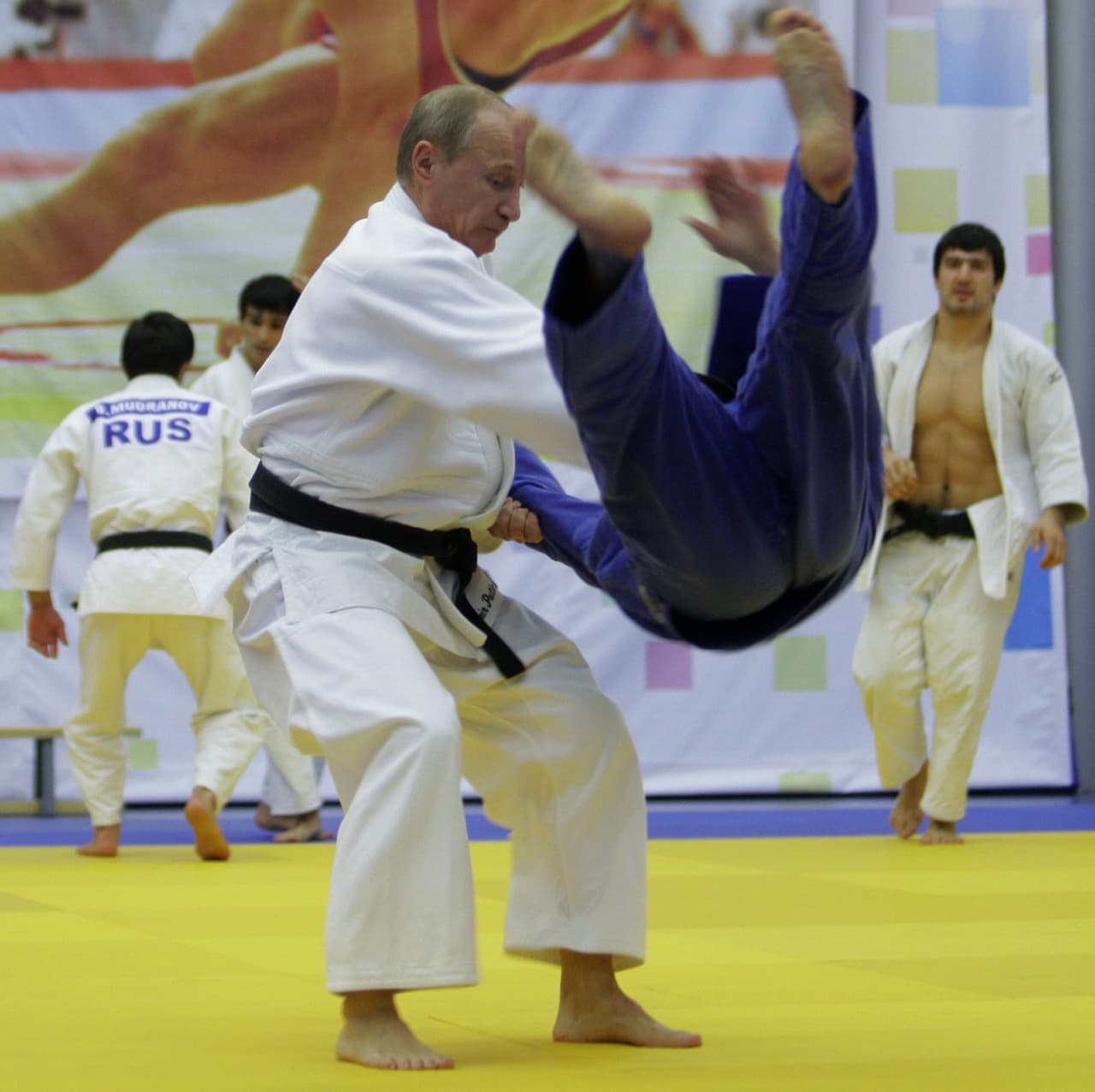<b>Putin cinta negra.</b> El mandatario practica Sambo, el arte marcial de las fuerzas élites de Rusia y es cinturón negro en Judo.
