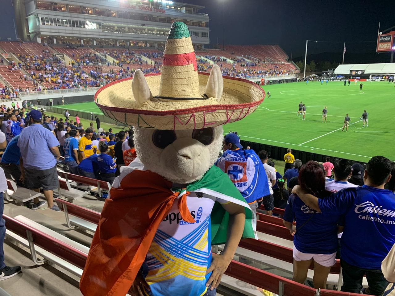 La afición mexicana vive la final de la Leagues Cup entre, Cruz Azul y Tigres, en Las Vegas, Nevada.