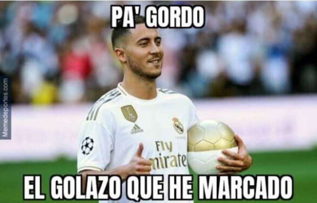 ¡Ni la goliza salvó al Real Madrid de los memes! | Hazard y Vinicius salieron salpicados del cotorreo en redes sociales tras el duelo ante el Huesca.