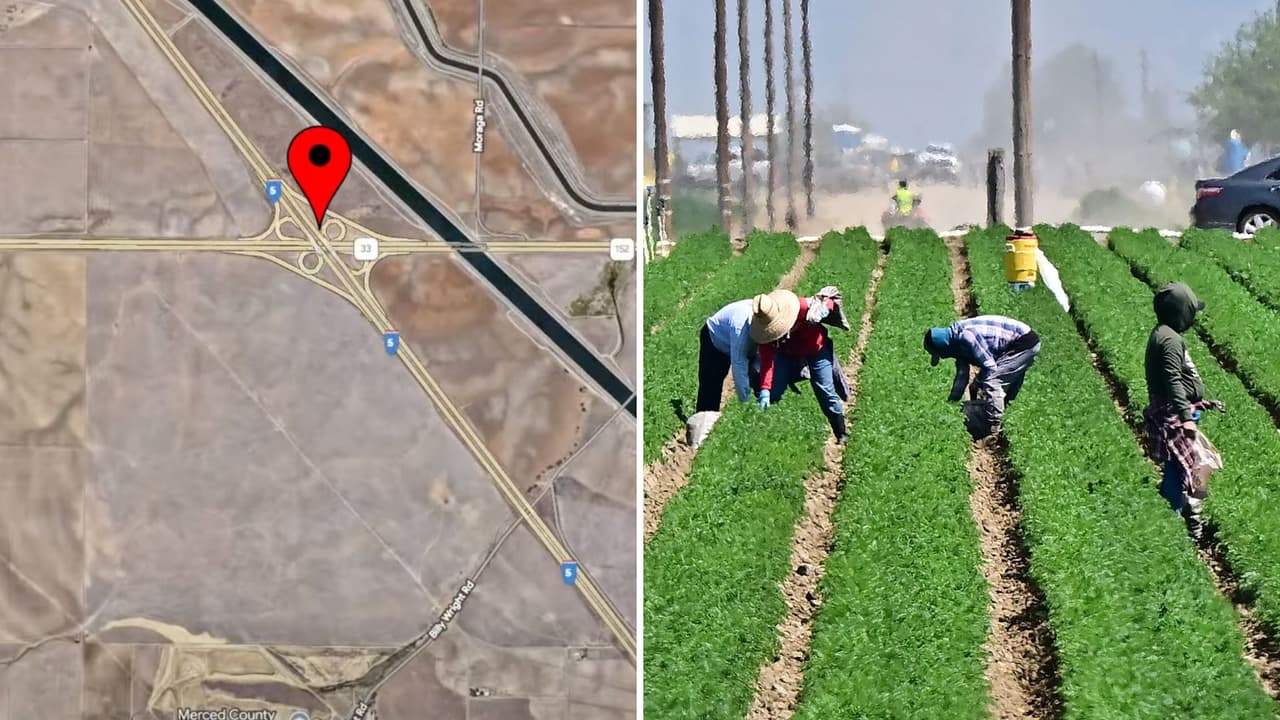 Se dirigían a los campos: Un trabajador agrícola muerto y otros siete heridos tras accidente en Los Banos