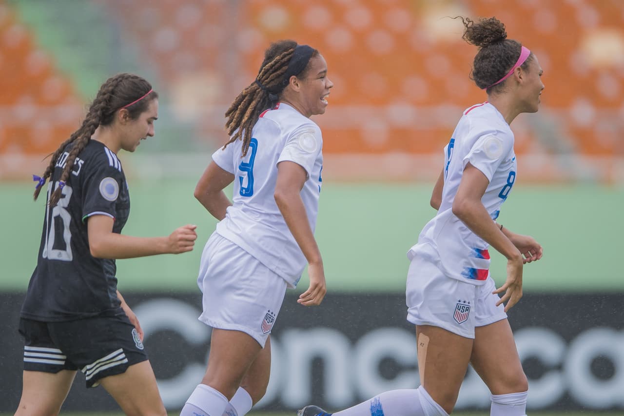 Cuatro goles del equipo de las barras y las estrellas, destrona al Tri femenil, quien poseía este título. Sin embargo, ambos equipos ganan su clasificación al Mundial Sub-20 femenino.