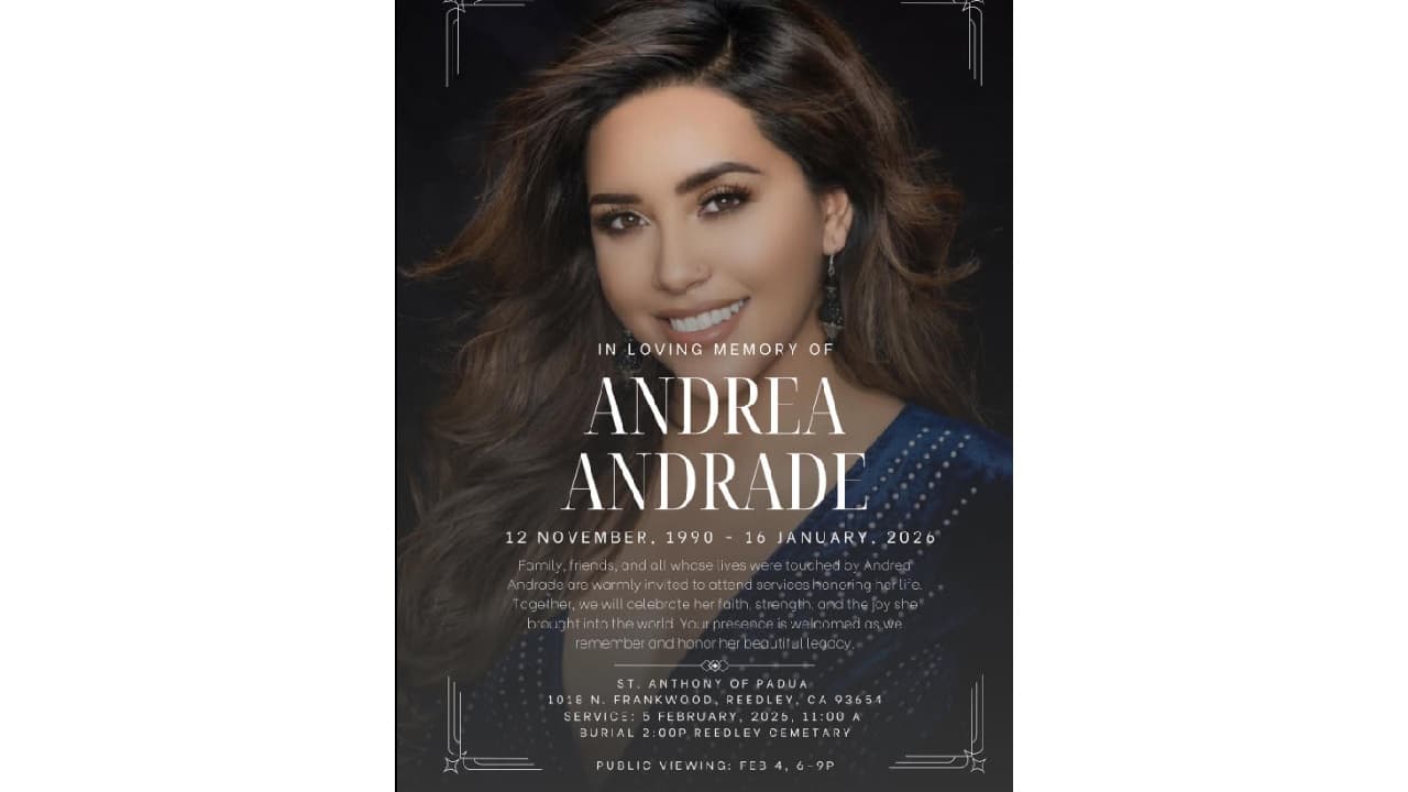 Andrea Andrade murió a los 35 años.