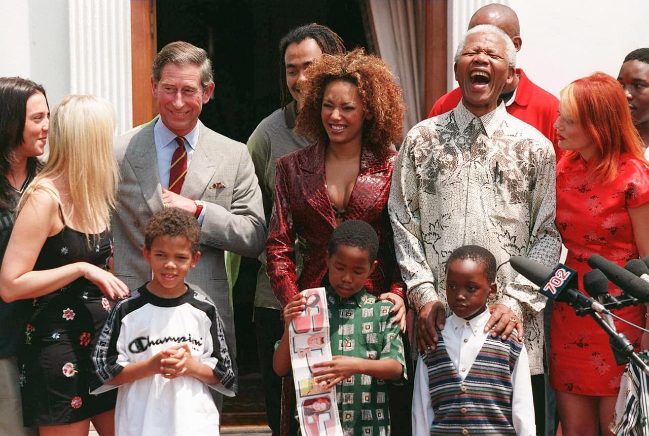 Incluso hasta saludaron a Nelson Mandela.Y convivieron con personajes de la realeza británica.