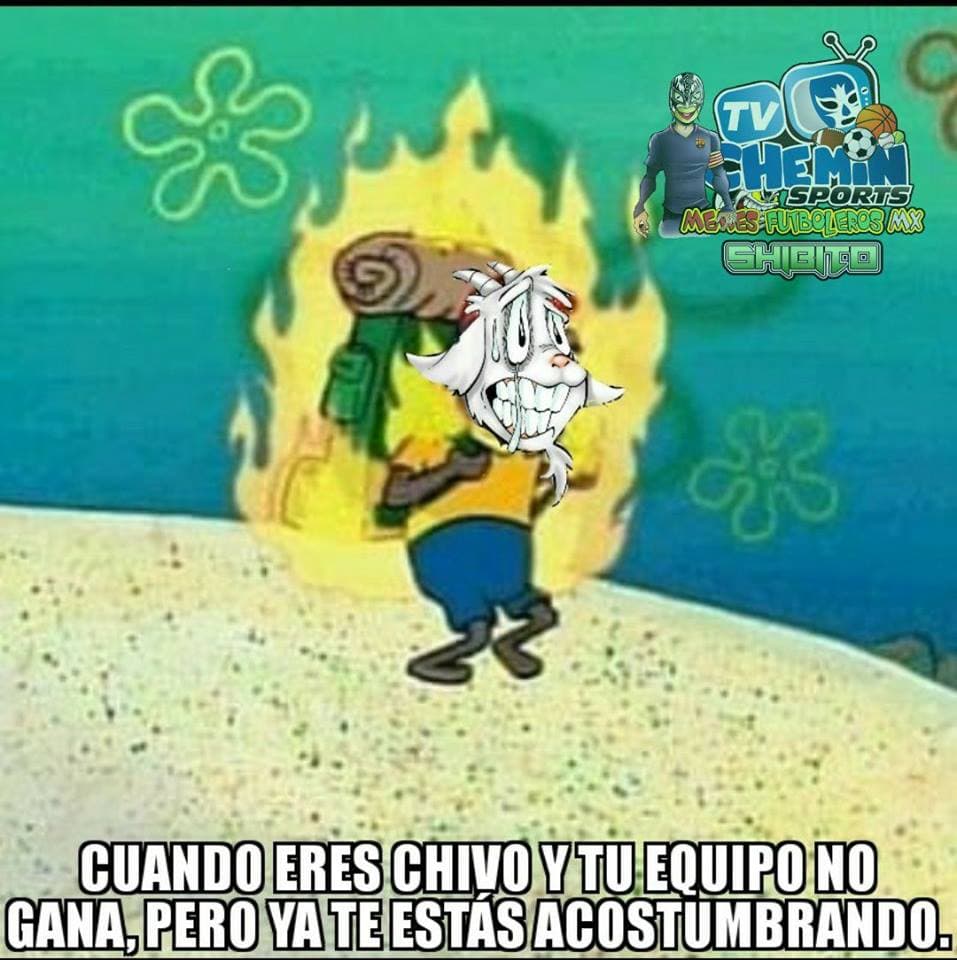 Les memes no perdonan las actuaciones de Pumas, Chivas y Cruz Azul