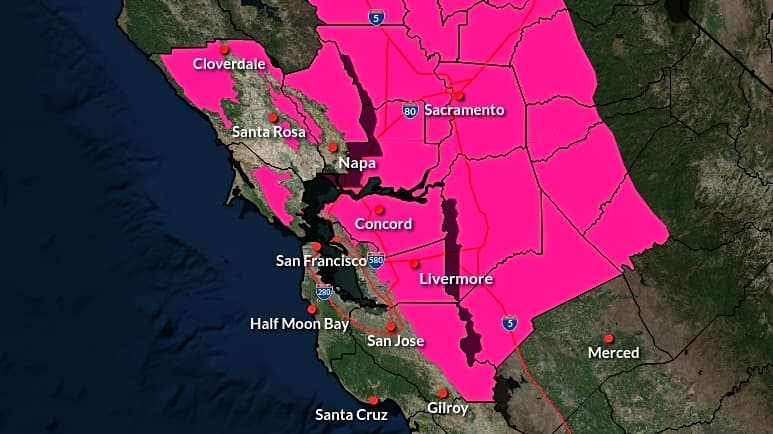Emiten alerta por riesgo de incendios para todo el fin de semana en el Área de la Bahía