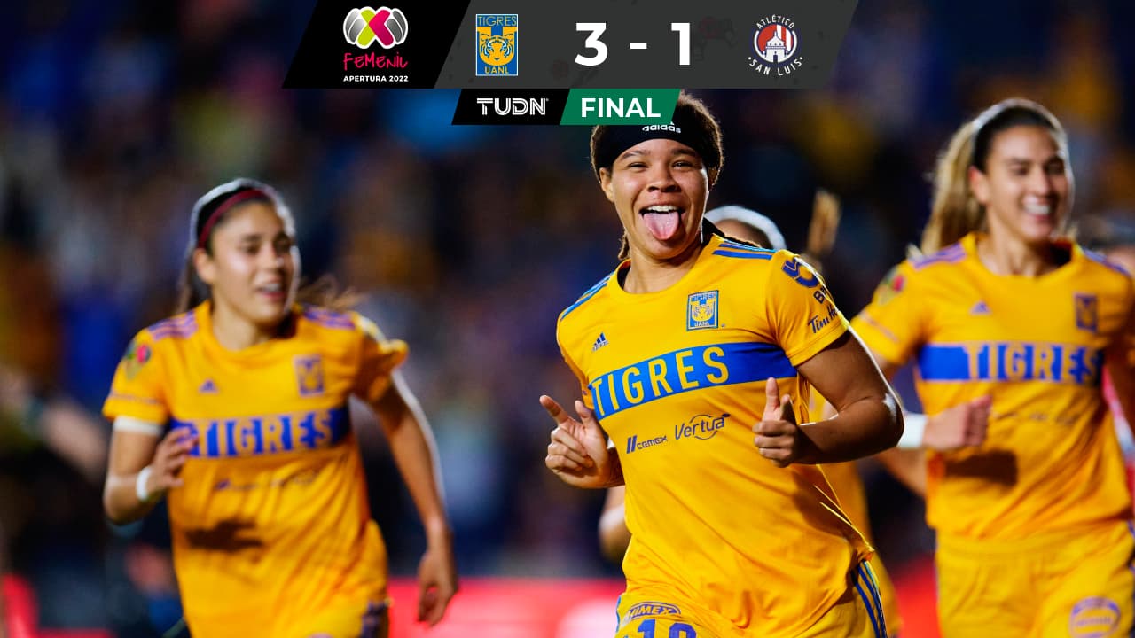 Tigres viene de atrás y derrota a Atlético de San Luis en la despedida de Uche Kanu