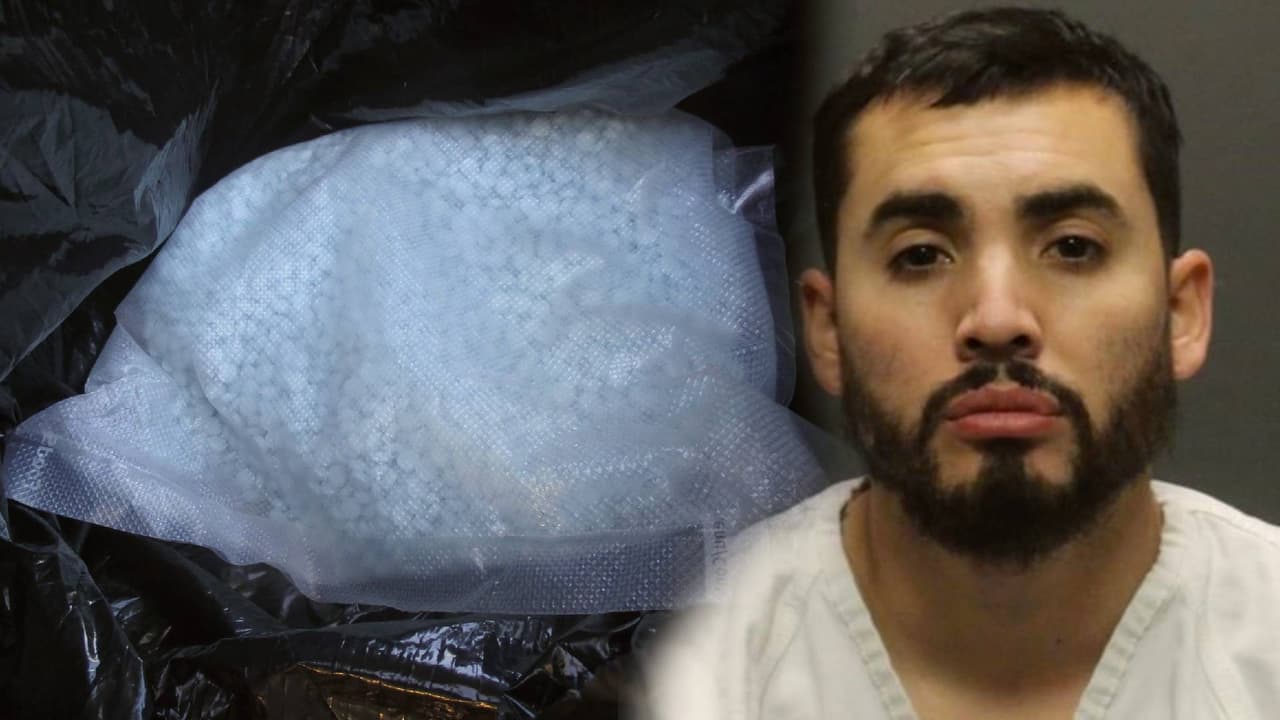 Agentes del Departamento del Sheriff del Condado de Pima detuvieron a un vehículo cerca de la Grant Road y la Interestatal 10. La parada de tráfico terminó con el arresto de un hombre y el decomiso de miles de pastillas sospechosas de fentanilo.