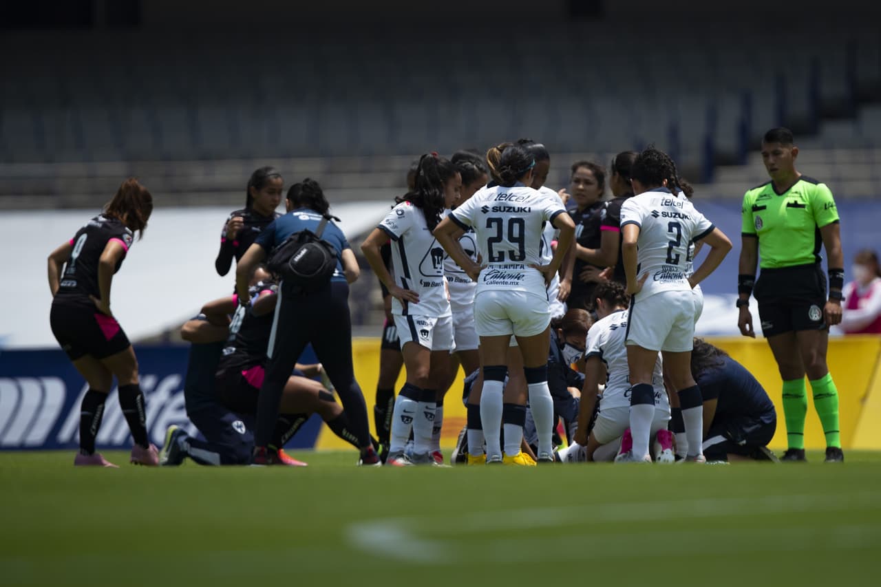 De la mano de Annia Mejía y Mónica Monsiváis Monterrey logra vencer 1-2 a La Pumas y tomar ventaja en la serie.
