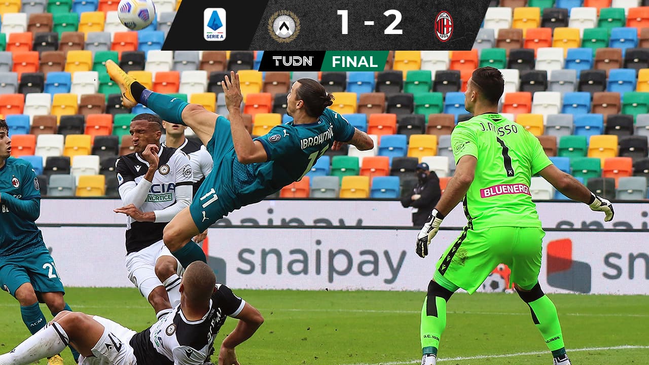 Derrota Milan al Udinese y asegura la cima de la Serie A