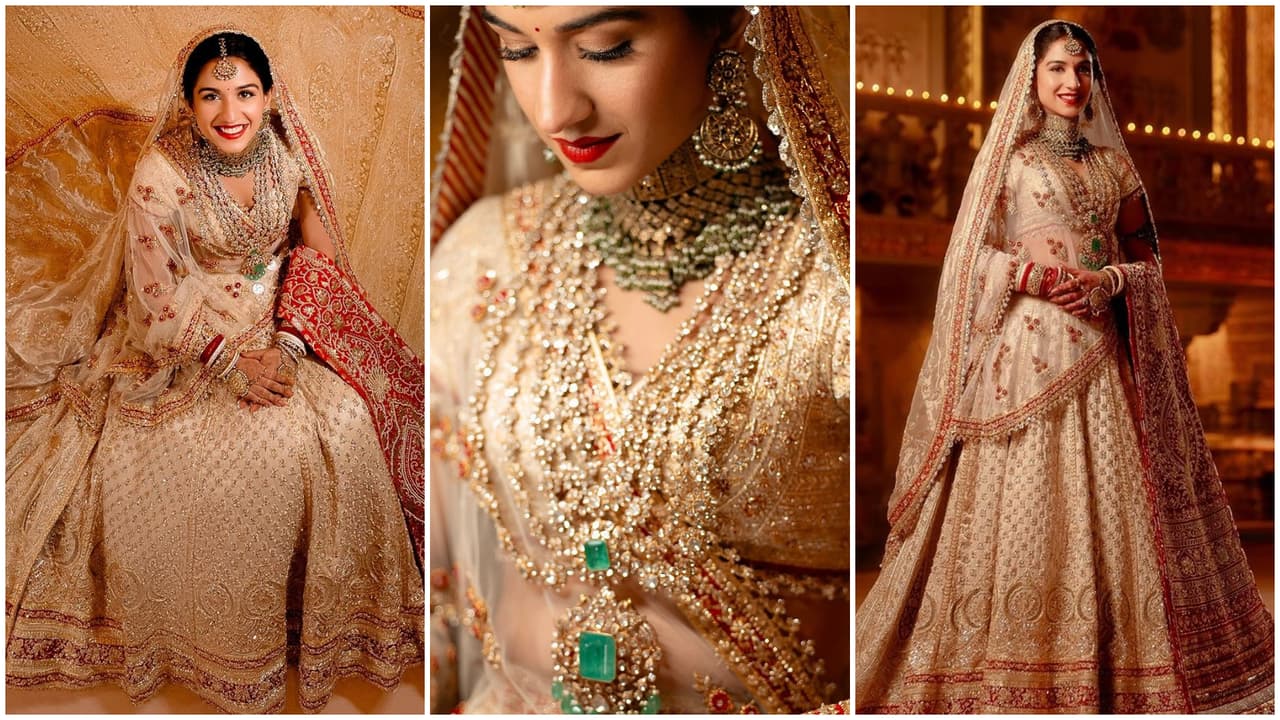 Este es el vestido de novia de Radhika Merchant.