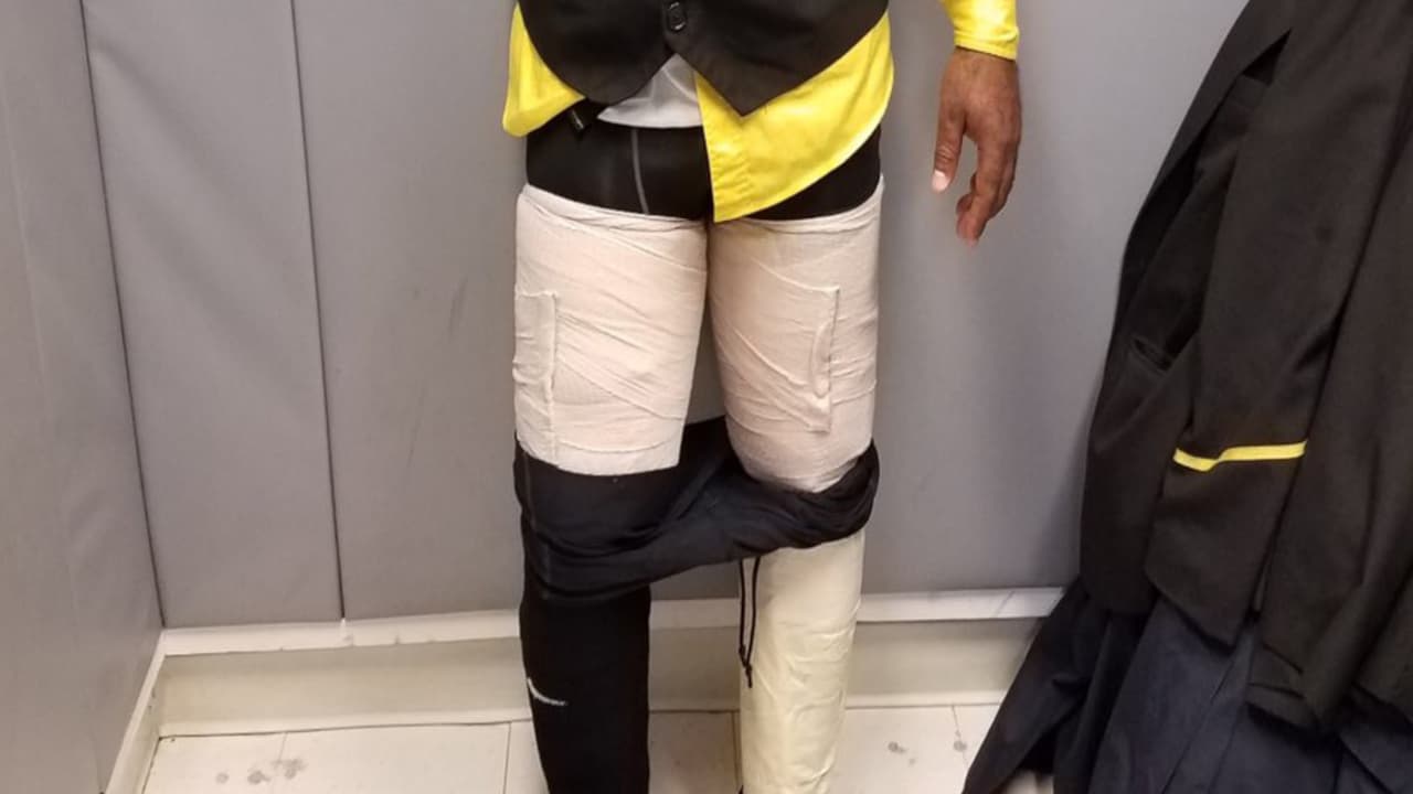 Forrado en cocaína, así encontraron a un auxiliar de vuelo intentando salir del aeropuerto JFK