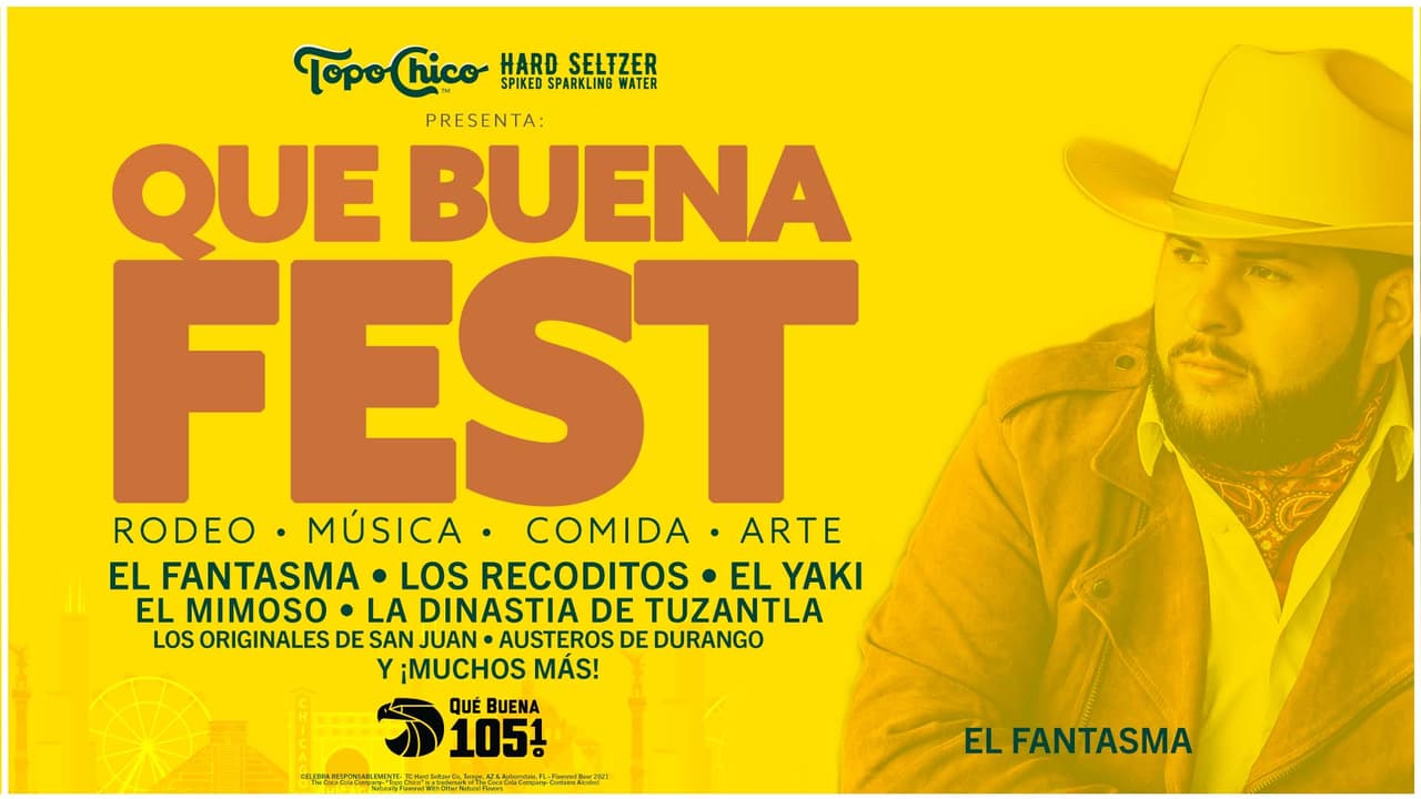 Gana tus boletos VIP a Que Buena Fest 2021