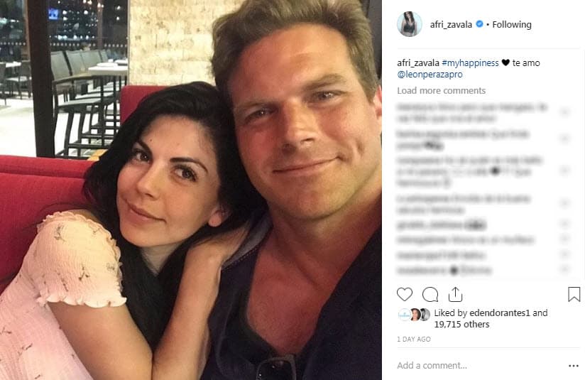 África Zavala no deja de gritar a los cuatro vientos que está muy enamorada del actor venezolano León Peraza.
<br>