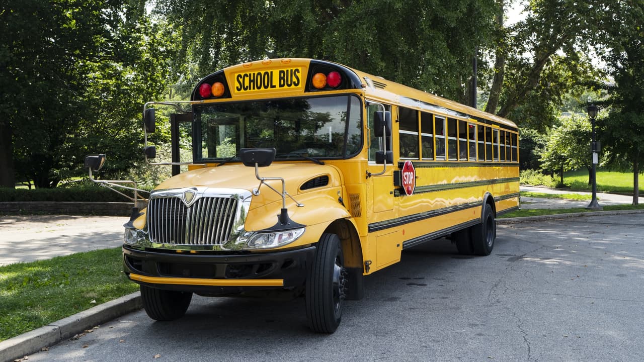 Accidente de autobús escolar en NJ.
