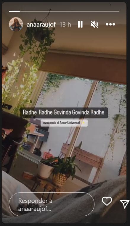 Publicó un mantra en el que hizo un llamado al "amor universal". Ella no apareció en las imágenes.