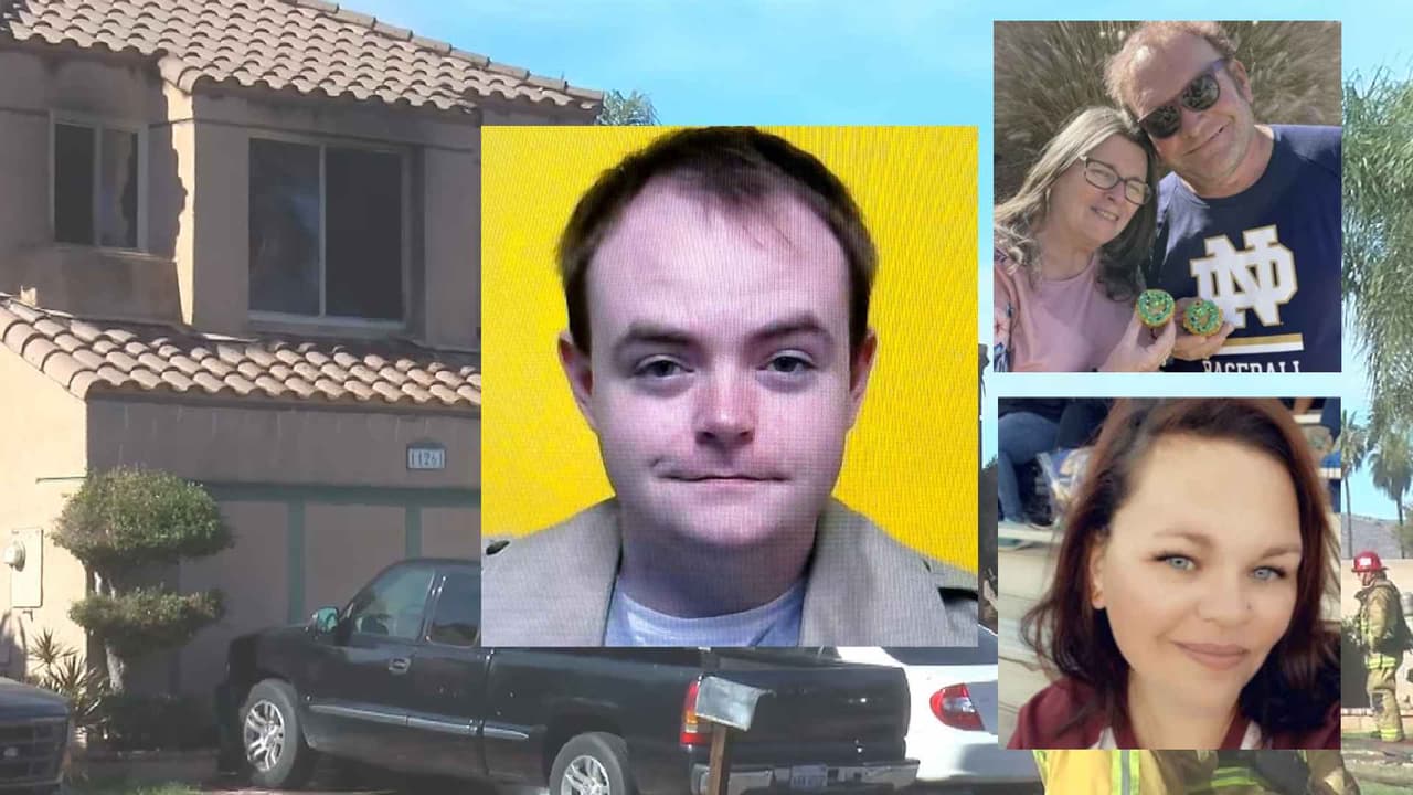 <b>Austin Lee Edwards</b>, un hombre de 28 años de North Chesterfield, Virginia, es señalado como el responsable de un
<a href="https://www.univision.com/local/los-angeles-kmex/falso-romance-internet-austin-lee-edwards-triple-homicidio-secuestro-de-una-menor-y-un-incendio">triple homicidio ocurrido en Riverside, California. </a>