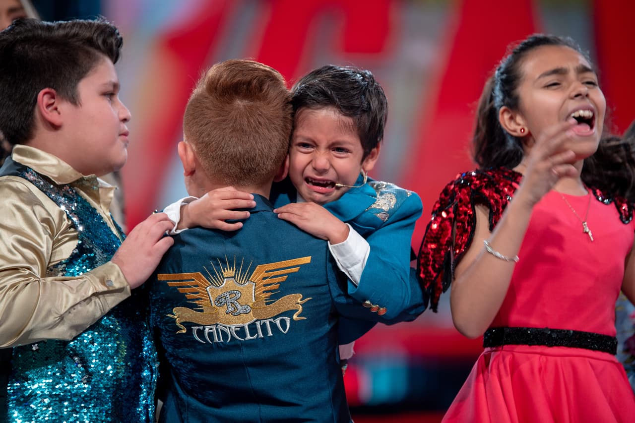 Sin embargo Yumalay de cinco años de edad fue el más afectado, comenzó a llorar por estar eliminado y su amigo 'Canelito' quería consolarlo.