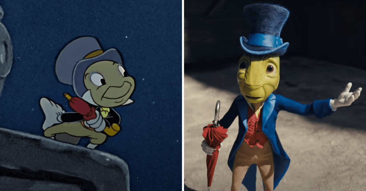 'Pinocho' animada vs. live action