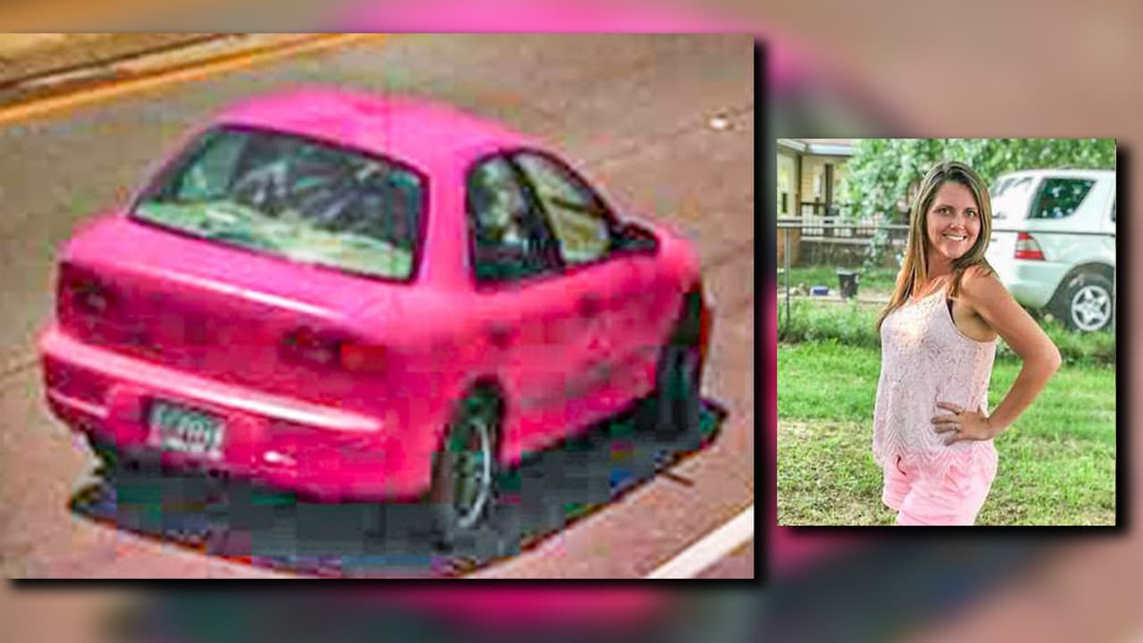 Las autoridades dicen que el Chevrolet Cavalier 2002 rosa brillante de Natalie Jones fue encontrado en Roosterville Road y Welcome Road en Roopville, el martes por la tarde.