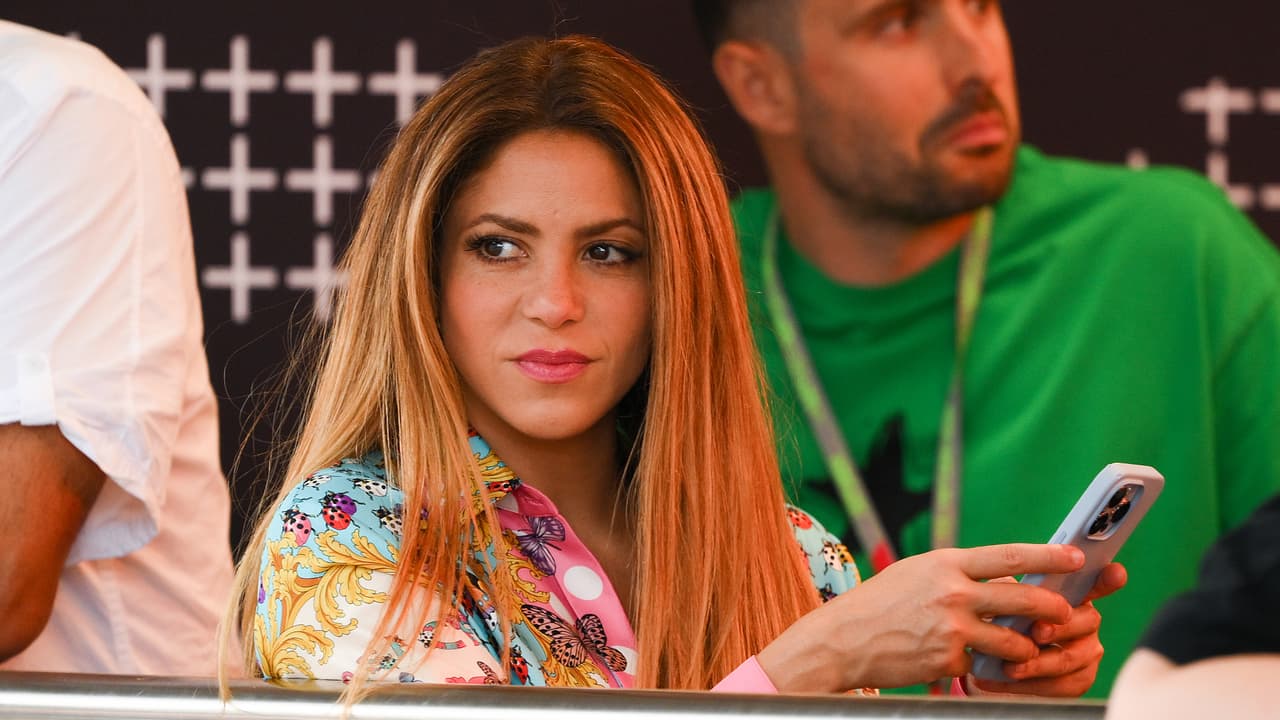 Así fue captada Shakira en el Gran Premio de F1 de España este domingo 4 de junio, solo unas cuantas horas después de haber aterrizado en ese país.