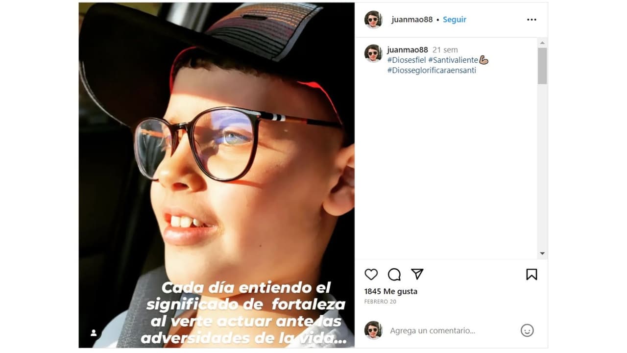 Juan Mao hizo referencia a las adversidades que encaraba su hijo Santiago.