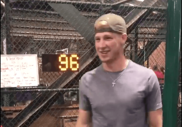 Casual trip to baseball game lands contract for 23-year-old