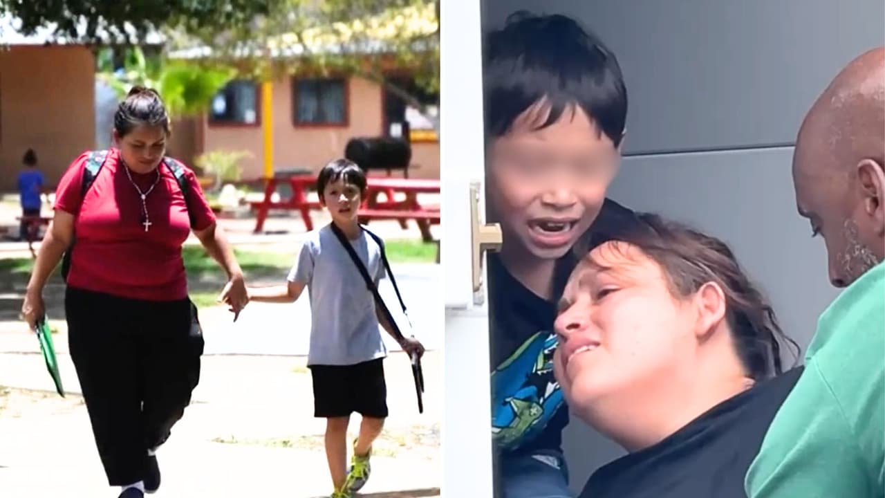 Liberan al pequeño Gael y a su madre, quienes se hicieron virales al ser arrestados por ICE al salir de una Corte de San Antonio
