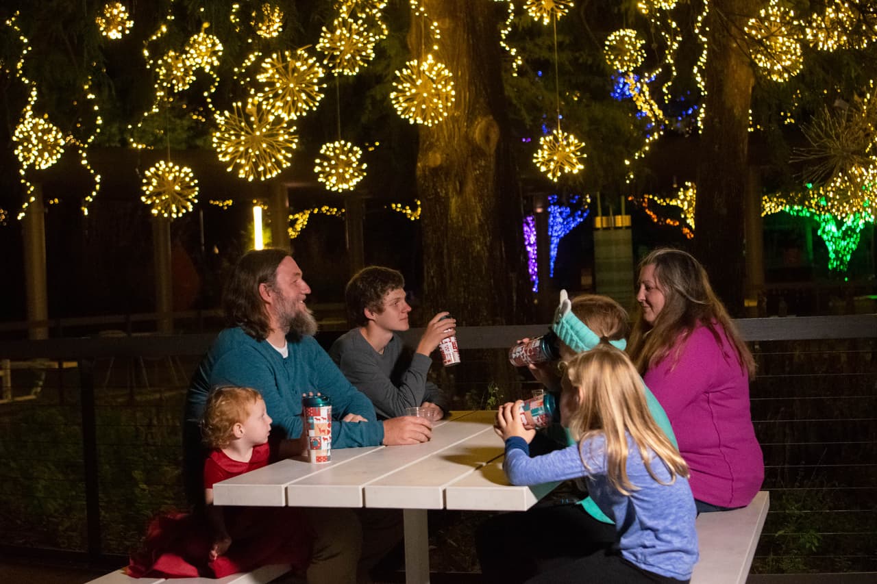 Las familias que tienen pase de miembros pueden obtener un descuento de 20%.