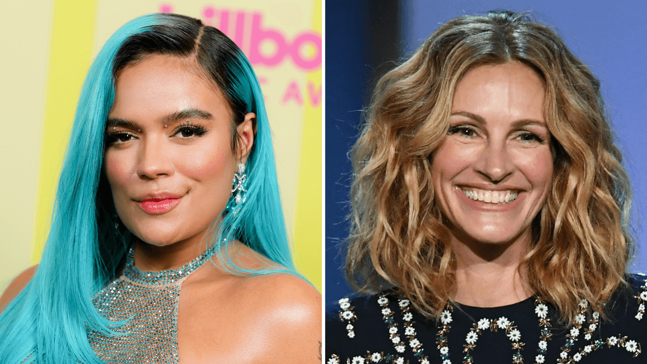 Karol G se convirtió en 'Mujer bonita': recreó el icónico look de Julia Roberts en la cinta