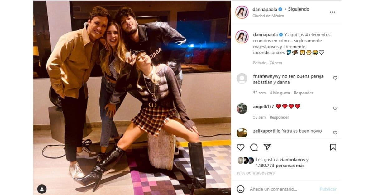 Danna Paola y Sebastián Yatra