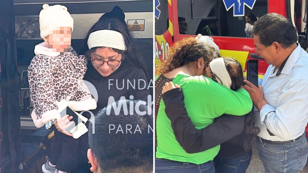 Dan de alta y regresa a México la niña que resultó con quemaduras tras explosión de pipa de gas