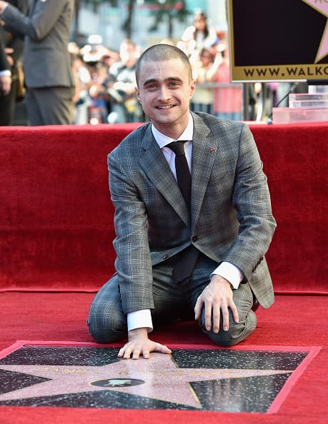 Daniel Radcliffe retratado por los fotógrafos en al ceremonia del Paseo de la Fama