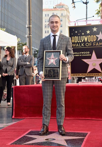 El actor Daniel Radcliffe ya tiene su estrella en Hollywood
