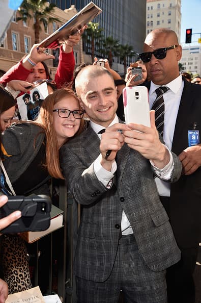 Daniel Radcliffe celebra con sus fans